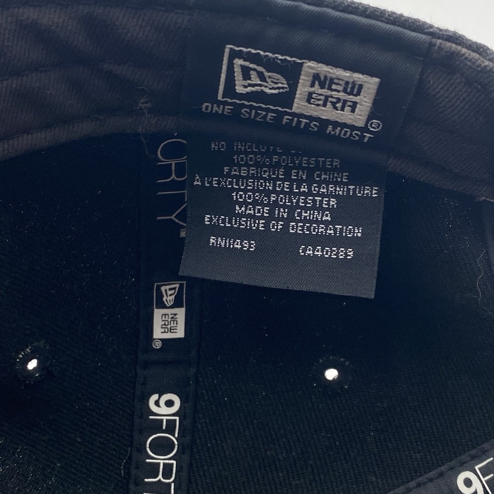 Miami Dolphins Blackout Hat New Era 9Forty Black Snapback Cleaned Teal - Picture 11 of 11